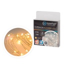 [204805025] 4,9M Copper LED garland 3xAA 8 Functions Cool White
