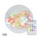 [204600029] Grinalda com fio LED 9,9 m com USB + comando 32 funções 6 W RGB