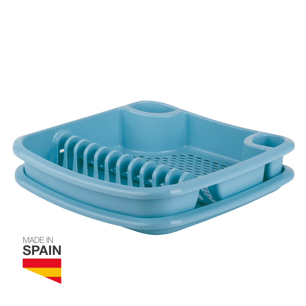 Escorredor com bandeja Azul