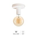 [202000013] Spot de plafond simple Série Jokela E27 Blanc
