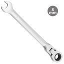 [502055027] Clé combinée à cliquet articulé CR-V 8mm