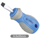 [502035027] Short flat screwdriver 6.5x25mm
