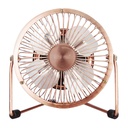 Mini table fan USB 2,5W Copper