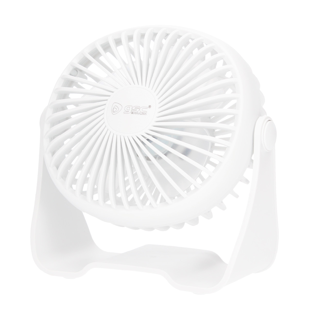 Mini table fan USB 3W White