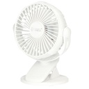 [300010021] Mini ventilateur USB type clip 3 W Blanc
