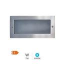 [200205072] Aplique encastrável LED Durgi 5 W Níquel fosco