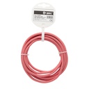[101025003] Cabo têxtil 2,5 m (2 x 0,75 mm) Branco/Vermelho