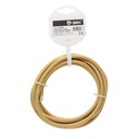 [101025004] Cabo têxtil 2,5 m (2 x 0,75 mm) Champanhe
