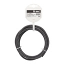 [101025010] Cabo têxtil 2,5 m (2 x 0,75 mm) Negro/Branco