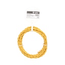 [101025014] Cabo têxtil 2,5 m (2 x 0,75 mm) trançado Amarelo