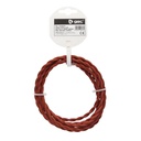 [101025016] Câble en tissu 2,5 M (2x0,75 mm) torsadé cuivré