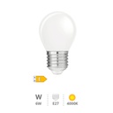 [200690079] Ampoule LED sphérique Série Cristal 6W E27 4000K