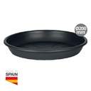 [403030017] Soucoupe de pot de fleur Ø200 mm Gris anthracite