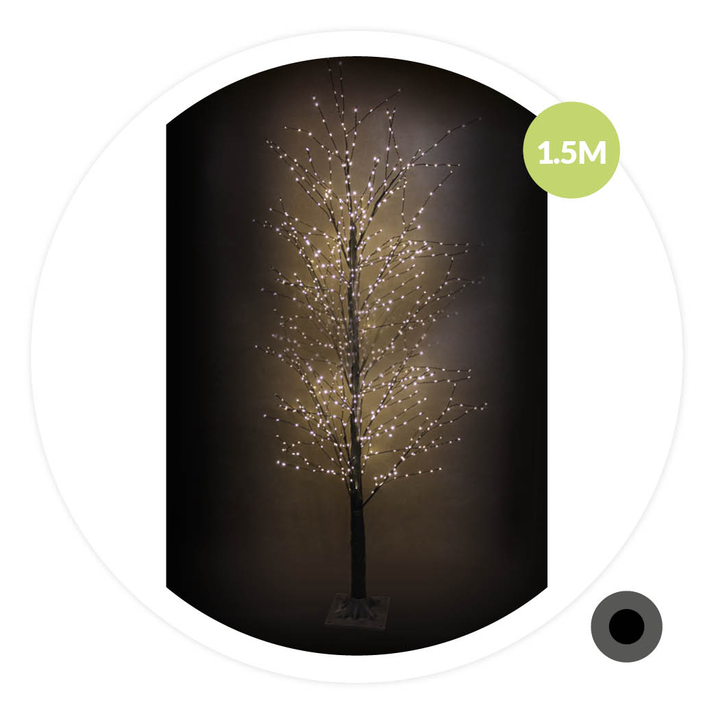 Arbre décoratif LED Sirka 1,5M Blanc