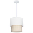 [204400034] Suspension Série Batwe E27 Ø280 mm Blanche