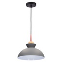 [204400037] Lâmpada de teto pendente Série Sompara E27 Ø 280 mm Cinzento