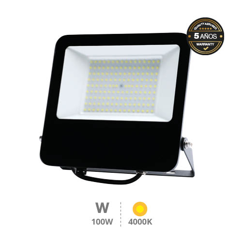 Proyector aluminio LED 100W 4000K IP65 Negro - Pro Line