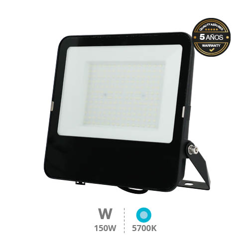 Proyector aluminio LED 150W 5700K IP65 Negro - Pro Line