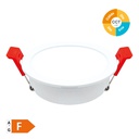 [200400012] Lumati LED recessed rounded fixture 7W 3000K-4000K-6000K White