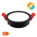 [200400013] Aro redondo empotrable compacto LED Lumati 7W 3000 - 4000 - 6000K Negro