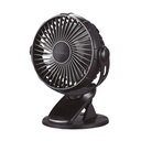 [300010032] Mini ventilador USB tipo clip Fune 3W Negro