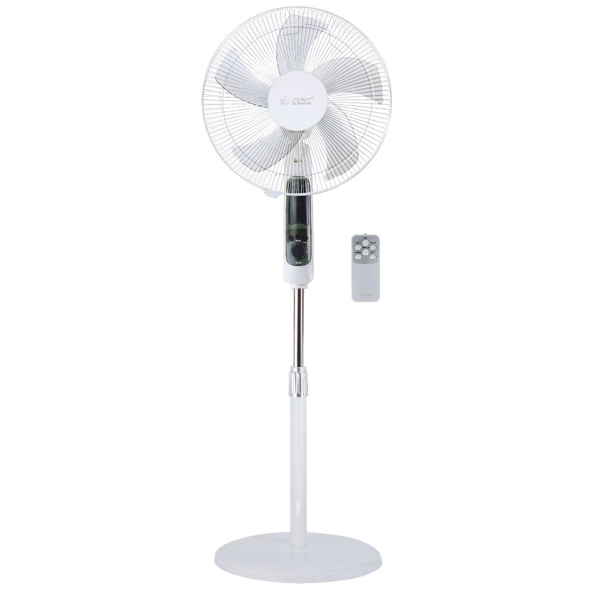 Lungra stand fan with remote control and timer Ø43cm 50W White
