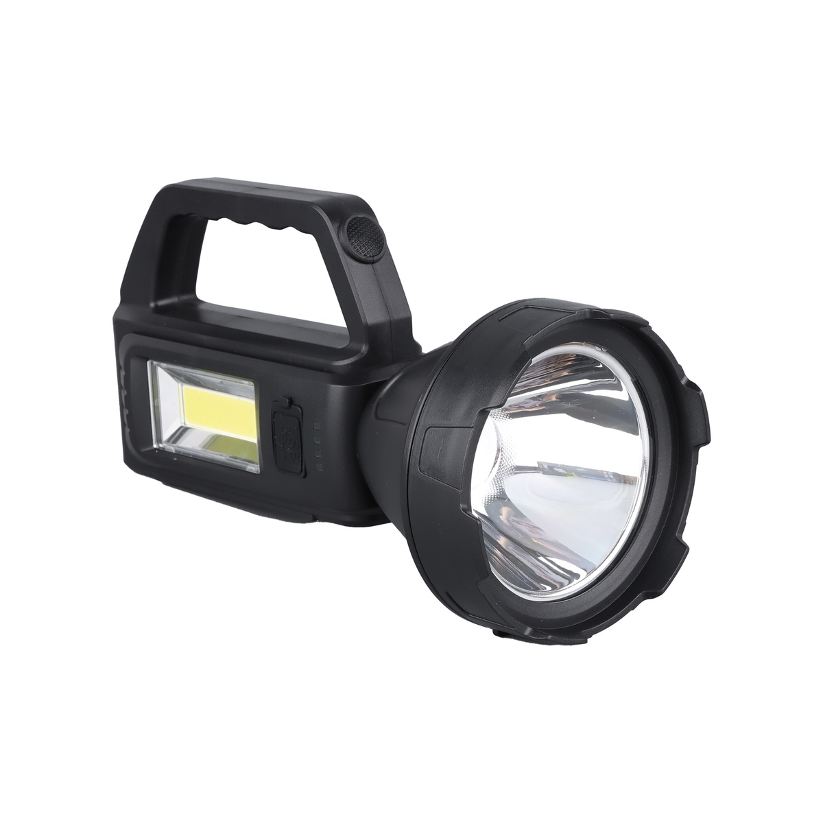 Multi-functional flashlight 3W + 3W rechargable / powerbank