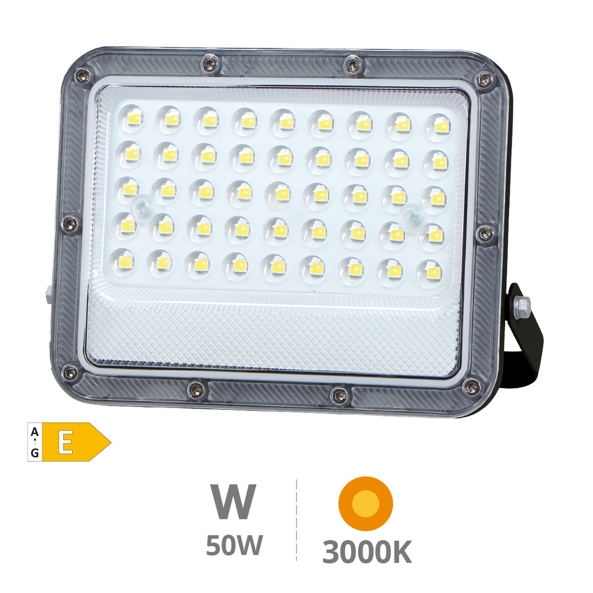 Belinta Projetor LED 50W 3000K IP65 Negro
