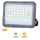 [202600128] Belinta Aluminum LED floodlight 200W 4000K IP65 Black