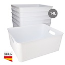 [402030010] CESTO RECTANGULAR MIMBRE BLANCO 10L. (copia)