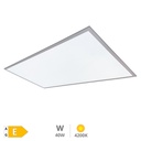 [203400035] LED recessed panel 40W 4200K 120x30cms. Nickel