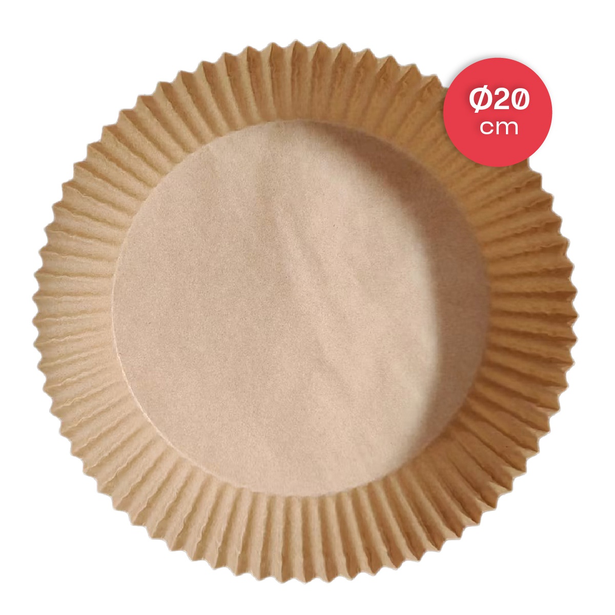 Papel para Freidora de Aire 100 Piezas 16cm redondo (copia)