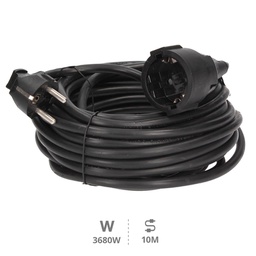 [000100049] Prolongador sucko (3 x 1,5 mm) 10 m Negro