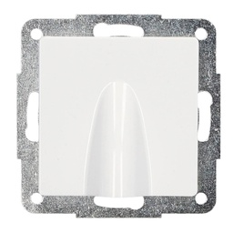 [000201017] Tampa de saída de cabo para encastrar 56 x 56 mm