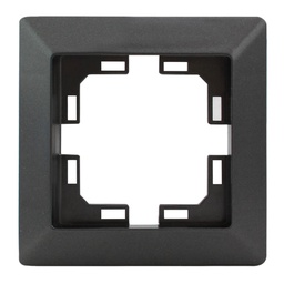 [000201032] 1 gang cover frame Grey