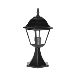 [000701906] Lampadaire de jardin dessus de mur Série Luna E27 Noir