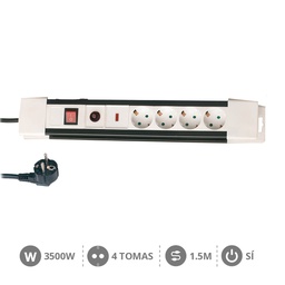 [000800090] Base multiple 4T + Int. (3 x 1,5 mm) 1,5 m + Proteção