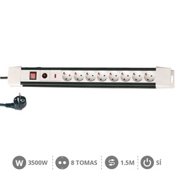 [000800798] Base multiple 8T + Int. (3x1.5mm) 1,5M +Proteccion