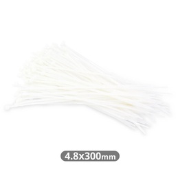 [000900178] Pack of 100pcs cable tie 300x4.8mm Natural