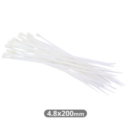 [000901317] Pack 25 Unidades Bridas 200x4.8mm Natural