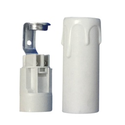 [002203325] E14 candle lamp holder 65mm
