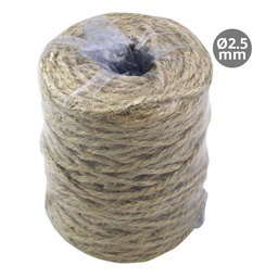 [002702546] Corda de sisal Ø 2,5 mm x 48 m lineares 200 g.