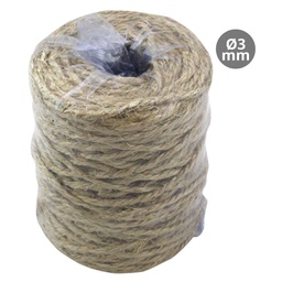 [002702547] Corde en sisal Ø3,0 mmx100 M linéaire 500 g.