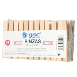[002702549] Pack of 24 Clothes pegs - wood