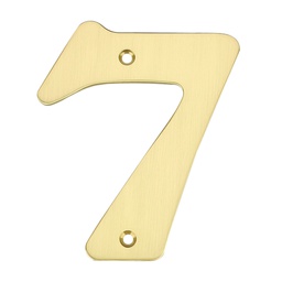 [003302607] Numéro de porte 7 inox avec vis