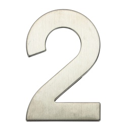 [003302612] Door number 2 stainless steel with adhesive