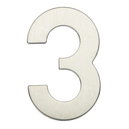 [003302613] Door number 3 stainless steel with adhesive