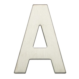 [003302620] Door letter A stainless steel with adhesive