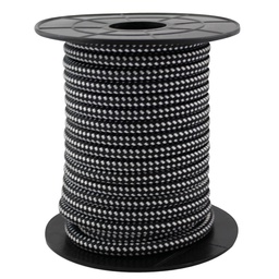 [003902990] Cabo têxtil 10 m (2 x 0,75 mm) Negro/Branco