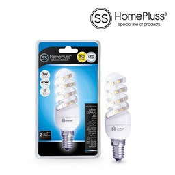 [008000365] Spiral LED lamp 7W E14 6000K 6pcs/box